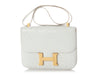 Hermès Vintage White Ostrich Constance 23