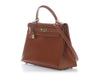Hermès Vintage Noisette Box Calfskin Kelly 32