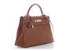 Hermès Vintage Noisette Box Calfskin Kelly 32