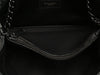 Saint Laurent So Black Grain De Poudre Monogram West Hollywood Fold-Over Bag