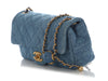 Chanel Mini Quilted Denim Coco Crush
