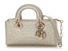 Dior Champagne Gold Ostrich Lady D-Joy
