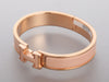Hermès Narrow Glittery Pink Clic-Clac Bracelet