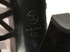 Chanel Black Suede and Mesh Sheer Booties
