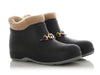 Gucci Black Rubber Horsebit Winter Boots