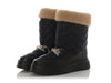 Gucci Black Nylon and Shearling Winter Boots
