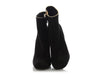 Prada Black and Gold Heeled Booties