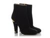 Prada Black and Gold Heeled Booties