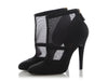 Chanel Black Mesh Booties