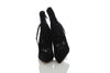 Manolo Blahnik Black Suede Lace-Up Booties