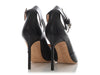 Manolo Blahnik Black Ankle Strap Pumps