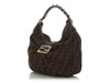 Fendi Brown FF Jacquard Hobo