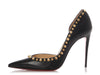Christian Louboutin Black Spiked D'Orsay Pumps