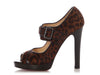 Christian Louboutin Leopard Pony Hair Sandals
