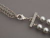 Chanel Silver Pearl Necklace