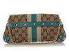 Gucci Small Teal and Monogram Horsebit Clutch