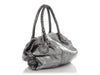 Ferragamo Metallic Silver Shoulder Bag