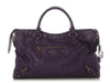 Balenciaga 2012 Dark Violet Agneau Giant 12 City