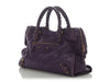 Balenciaga 2012 Dark Violet Agneau Giant 12 City