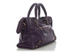 Balenciaga 2012 Dark Violet Agneau Giant 12 City