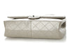 Chanel Silver Quilted Aged Calfskin Reissue 226