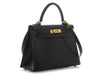 Hermès Black Box Calfskin Kelly 28