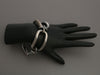 Bottega Veneta Large Link Sterling Silver Bracelet