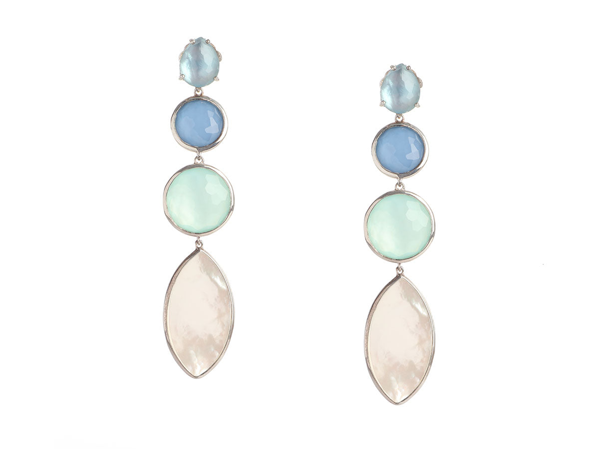 Ippolita Sterling Silver and Mother of Pearl Wonderland Drop Earrings
