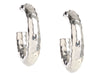 Ippolita Large Hammered Sterling Silver Oval Classico Hoop Earrings