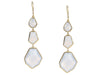 Ippolita 18K Yellow Gold Rock Crystal Three-Stone Drop Earrings