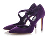 Jimmy Choo Iris Suede Davos 100 Pumps