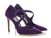Jimmy Choo Iris Suede Davos 100 Pumps
