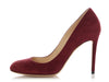Jimmy Choo Burgundy Suede Bridget Pumps