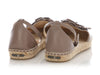 Jimmy Choo Taupe Flower Espadrilles