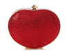 Judith Leiber Red Crystal Heart Minaudière