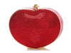 Judith Leiber Red Crystal Heart Minaudière