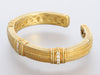 Judith Ripka 18K Yellow Gold Diamond Cuff