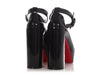 Christian Louboutin Black Patent Movida Strap Platform Pumps