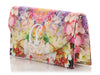 Christian Louboutin Floral Satin Loubi54 Clutch