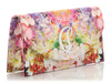 Christian Louboutin Floral Satin Loubi54 Clutch