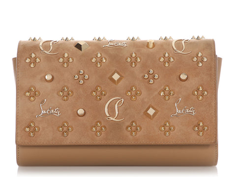 Christian Louboutin Beige Paloma Clutch