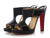 Christian Louboutin Black Hassaneta 120 Studded Sandals