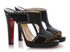 Christian Louboutin Black Hassaneta 120 Studded Sandals