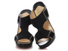 Christian Louboutin Black Hassaneta 120 Studded Sandals