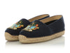 Christian Louboutin Navy Louganis Flat OIona Espadrilles