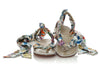 Christian Louboutin Satin Niloofar Wrap Flat Sandals