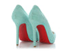 Christian Louboutin Aquamarine Watersnake Neofilo Pumps