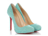 Christian Louboutin Aquamarine Watersnake Neofilo Pumps