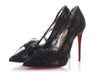 Christian Louboutin Black Toufrou 100 Pumps