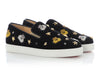 Christian Louboutin Black Velvet Miss Academy Sneakers